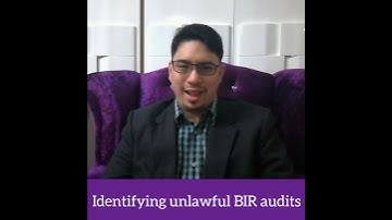 No to Abusive Annual BIR Audit!