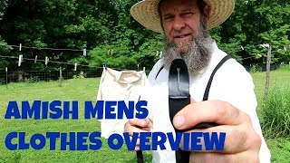 AMISH MEN'S CLOTHES OVERVIEW