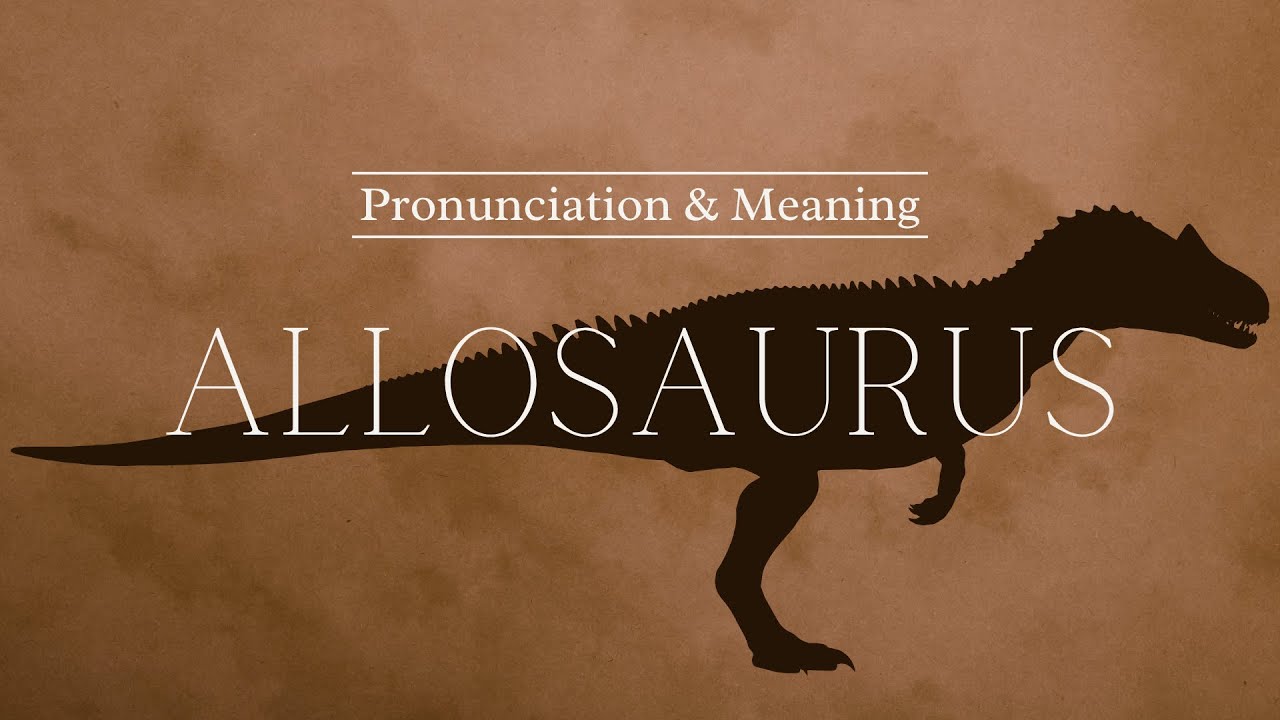 How to Pronounce: Allosaurus | British Pronunciation & Meaning