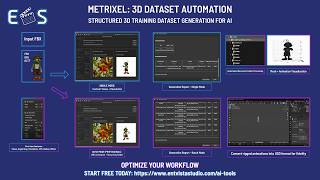 Generate 3D AI Training Datasets Automatically | Metrixel for ML Pipelines