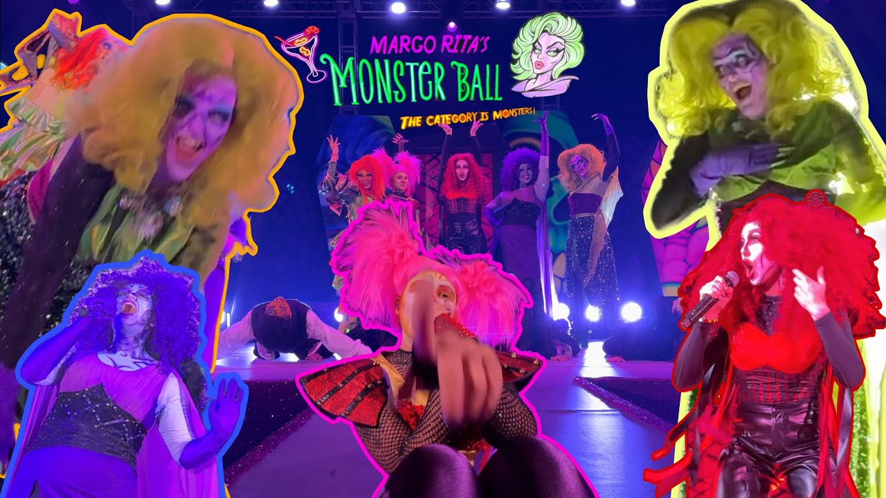 Margo Rita's Monster Ball 4K Six Flags Magic Mountain Fright Fest 2025