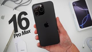 Iphone 16 Pro Max Unboxing, Hands On & First Impressions Black Anium