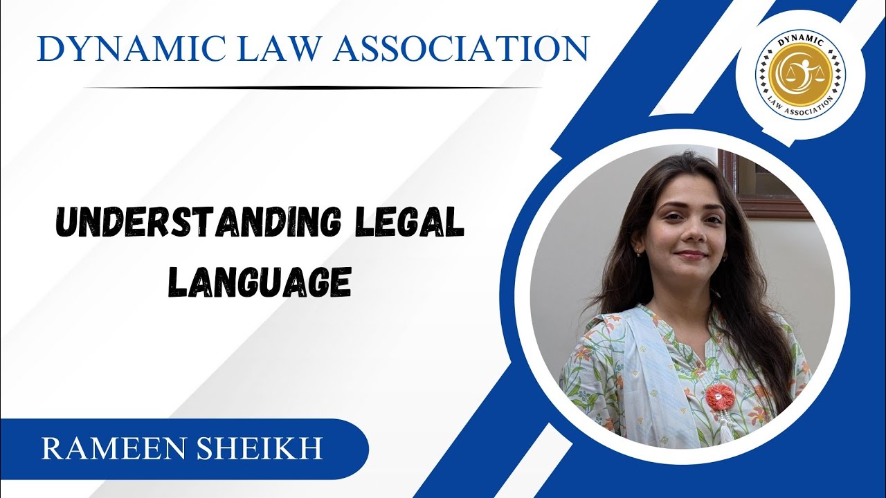Statutory Semantics - Understanding Legal Language | DLA | Webinar | Rameen Sheikh |