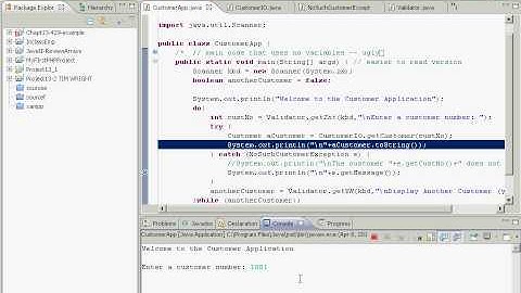 Project13-2 Writing your own exception class