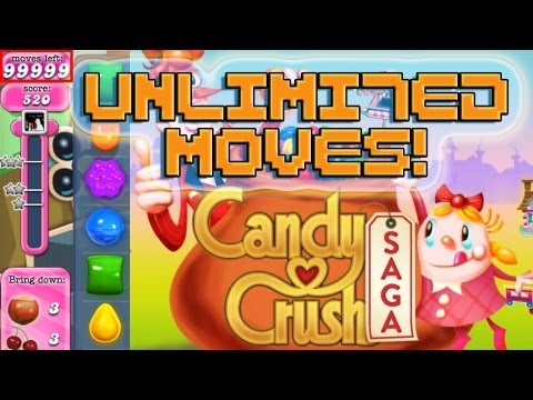 Candy Crush Saga Cheat: UNLIMITED MOVES, UNLIMITED LIVES, INFINITE SCORE