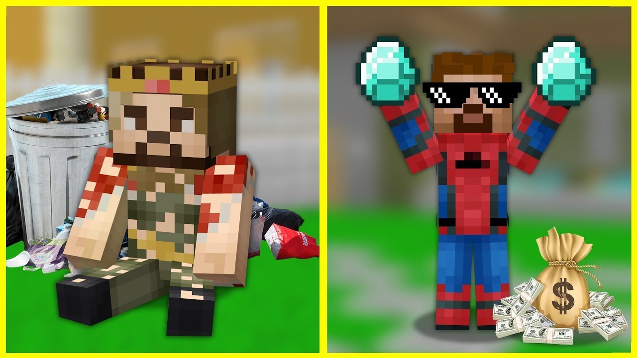 БЕДНАЯ АРДА И БОГАТЫЙ ВЕТЕР ПОМЕНЯЛИСЬ МЕСТАМИ! 😱 - Minecraft: ЖИЗНЬ БОГАТОГО И БЕДНОГО!