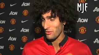 Marouane Fellaini First Ever Interview As A Manchester United Player 2013