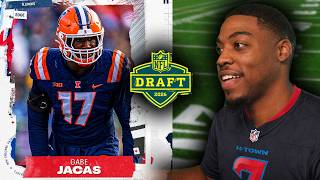 Gabe Jacas Highlights Reaction | New England Patriots - NFL Draft 2026