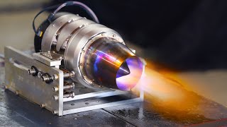 Jet Engine Thrust Test  JetA vs Diesel (Fuel Experiment)