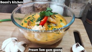 Prawns Tom yum goong soup