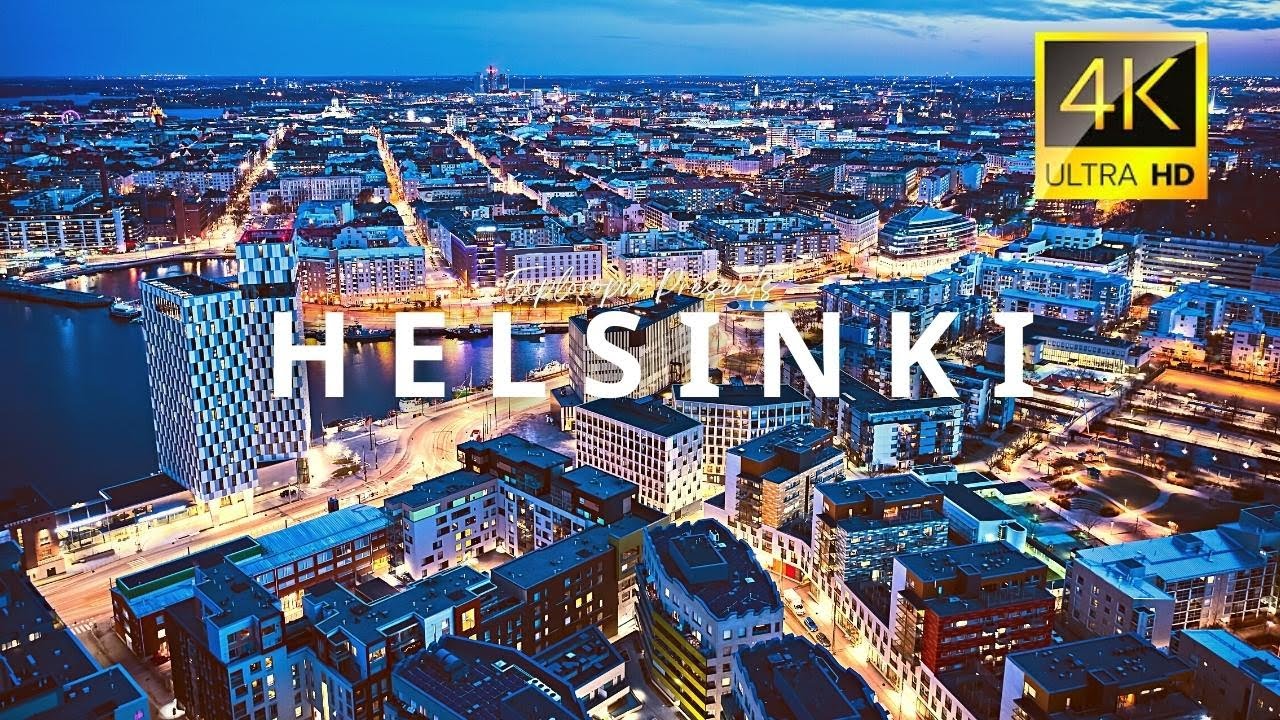 Helsinki, Finland 🇫🇮 in 4K 60FPS ULTRA HD Video by Drone