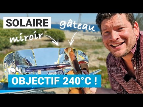 On tente de cuire un gâteau avec le SOLEIL ☀️♨️