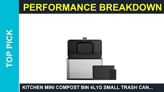 Kitchen Mini Compost Bin 4L1G Small Trash Can Review 2026