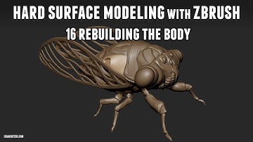 Hard Surface Modeling with Zbrush Part 02 - 16 Rebuilding the Body