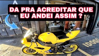 FUI NO SEXY SHOP COM MINHA MOTO DE PISTA