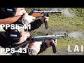 Ppsh41  pps43  comparatif de tir au ralenti