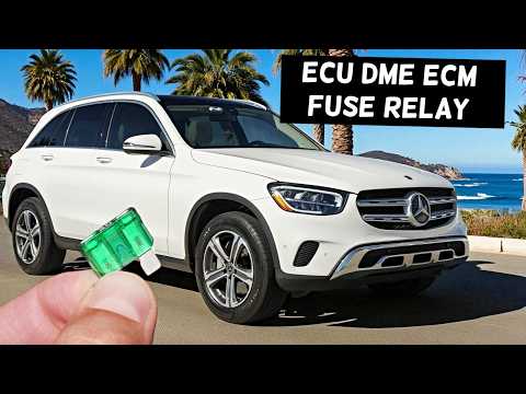 MERCEDES GLC Engine Computer ECU DME ECM  Fuse Relay Location GLC 300 GLC 43 GLC 63 GLC 200 GLC 200d