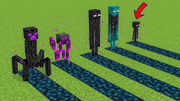 SCULK generate test. Which ENDER Mobs will generate more SCULK?