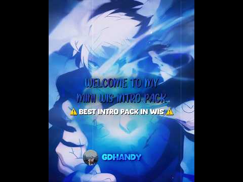The BEST INTRO PACK in Wis #shorts #anime