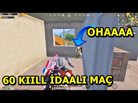 60 KIILL İDDAALI MÜTHİŞ MAÇ ! BU MAÇI KAÇIRMAYIN ONE MAN SQUAD PUBG MOBİLE