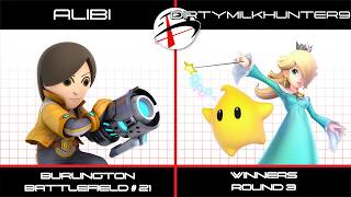 Burlington Battlefield #21 | Alibi (Mii Gunner) vs  (Rosalina) | WR3 | SSBU screenshot 4