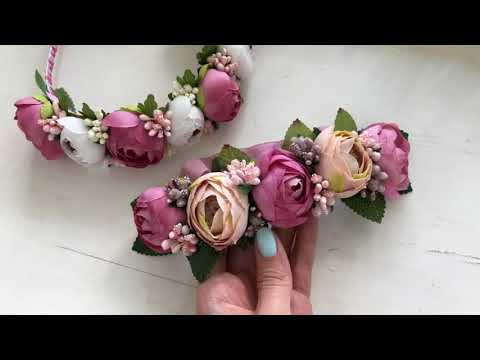 How to Make a Baby's Breath Flower Crown - Zoë With Love