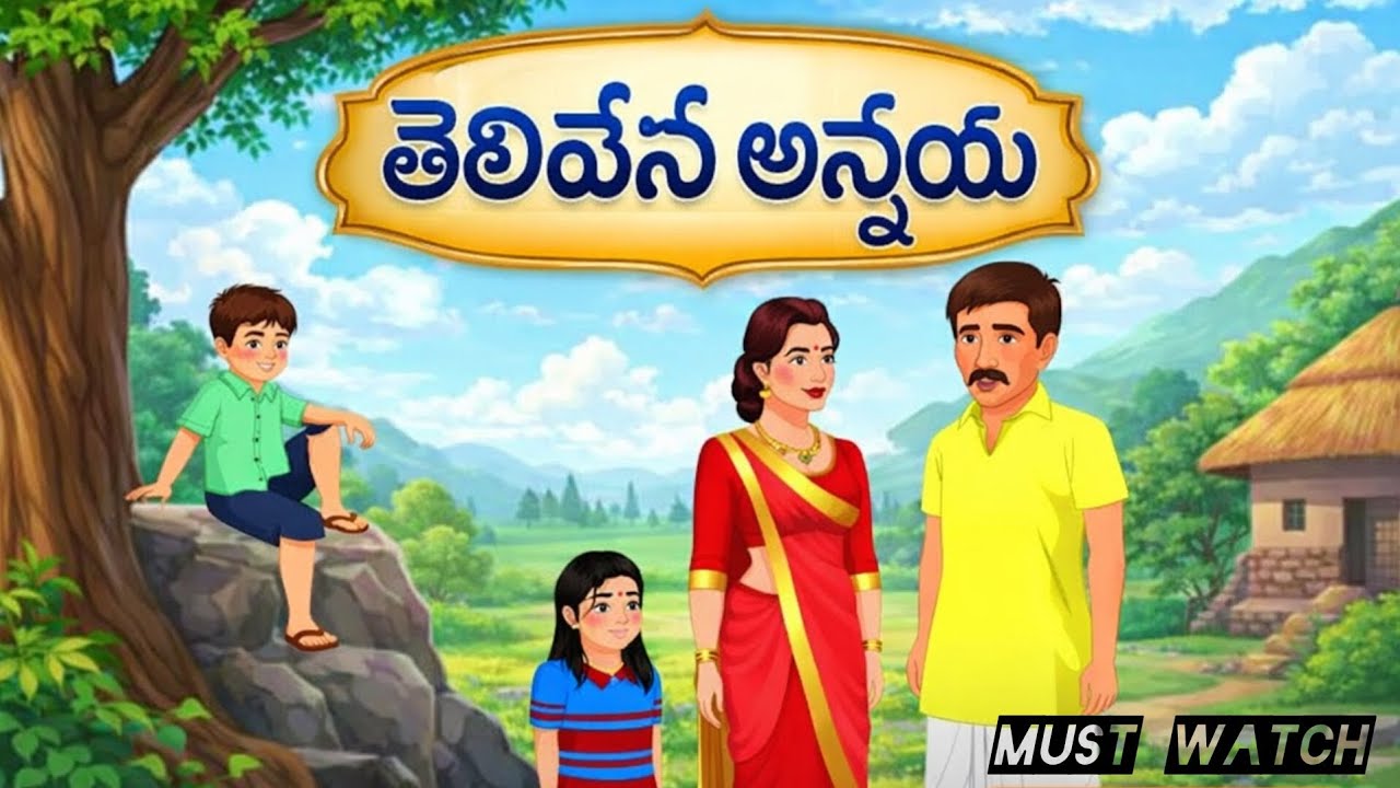 తెలివైన అన్నయ్య | Telugu kathalu | Bommalu | Stories | Family stories|chinna kathalu|comedy stories|