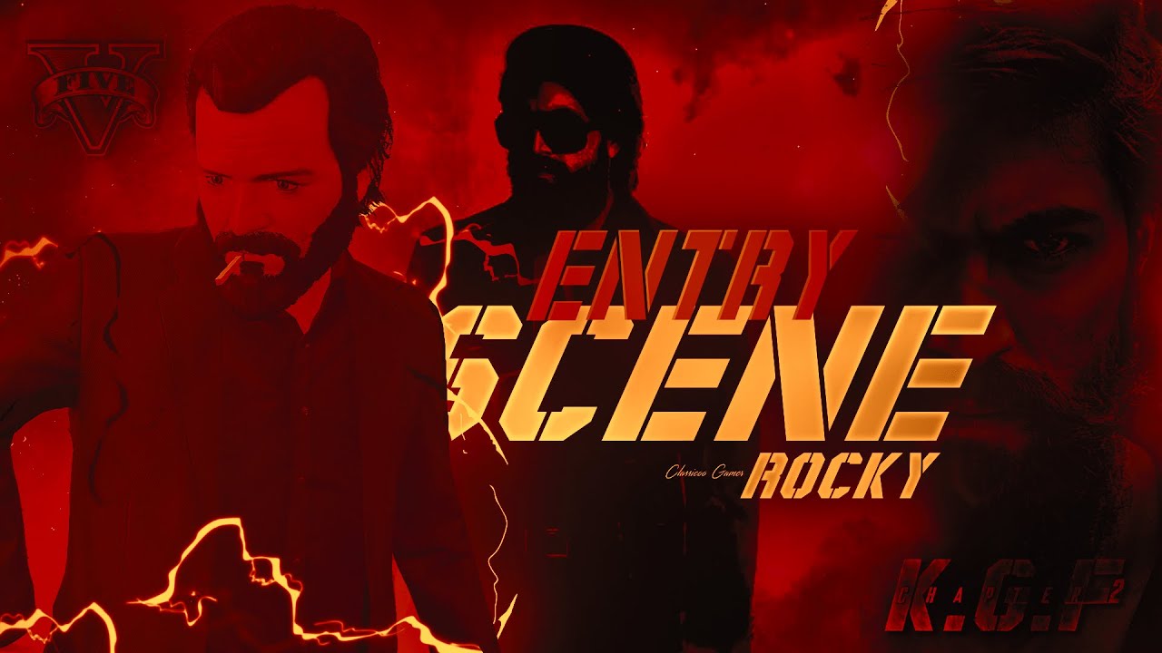 KGF CHAPTER 2 - ENTRY SCENE RECREATE IN GTA 5 | YASH | Classico Gamer ...