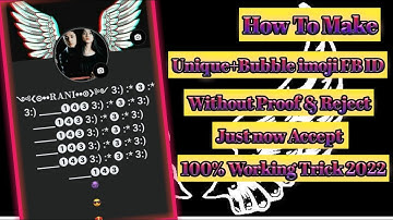 How To Make Unique Name Facebook Account 2022 || Unique Invalid Name Facebook Account 2022