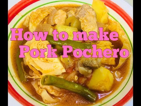 How to make Pork Pochero