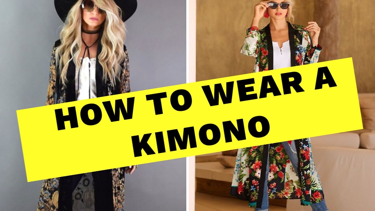 Как носить современное кимоно