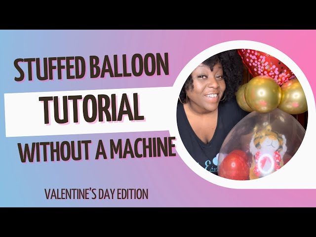 How to use a wide mouth Bobo Balloon using your Balloon stuffing  machine.come join me 