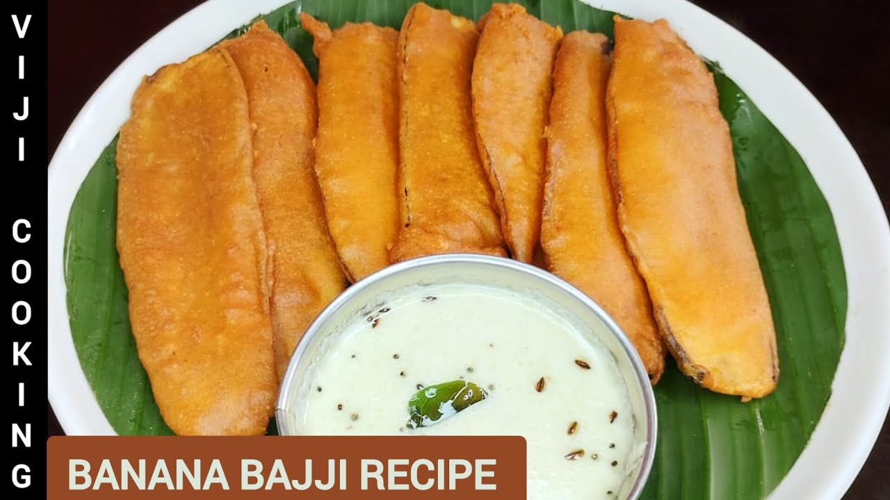 Banana Bajji Recipe | Vazhakkai Bajji | Crispy & Tasty | Banana Fry| Evening Snacks | Snacks | Bajji
