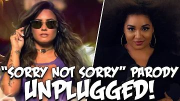 Demi Lovato "Sorry Not Sorry" PARODY! The Key of Awesome UNPLUGGED