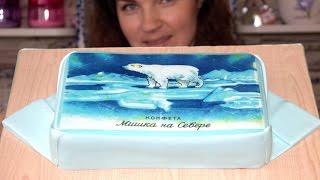 : 3   "  " / 3d sweet cake "Bear in the north"-  - !
