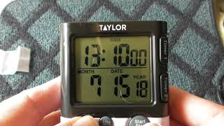 Taylor Dual Event Digital Timer and Clock Model 5828 Costco Business Center Item 582800 REVIEW