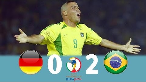 Alemanha 0 x 2 Brasil - Final Copa do Mundo 2002 - Jogo Completo
