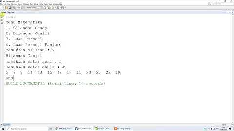 Tugas Menu Matematika