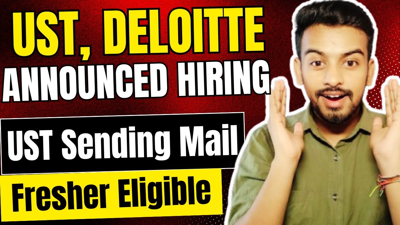 UST Hiring Process Started | Biggest OFF Campus Drive For 2025, 2024 ...