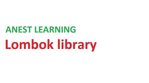 [Lombok library] - 1. Getter, Setter, Constructor & toString