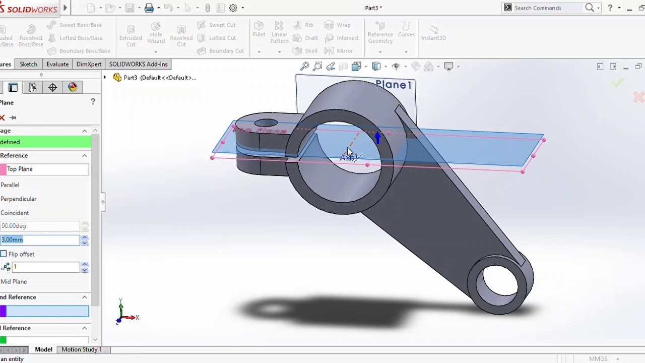 Jobsheet solidwork - pendukung poros - YouTube