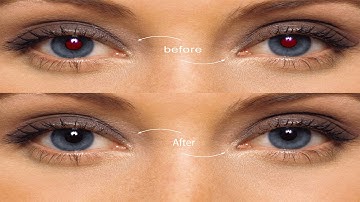 Beginner Photoshop Tutorial: How to remove the red eye effect from photos.