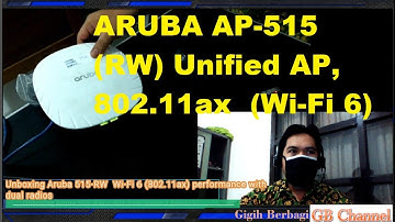 Unboxing ARUBA AP-515 (RW) Unified AP, 802.11ax  (Wi-Fi 6)