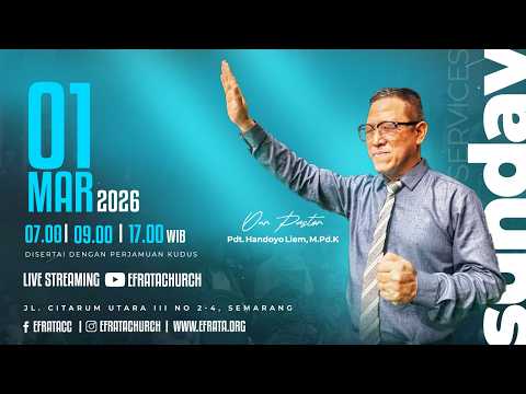 Sunday Service | Minggu, 1 Maret 2026 | Pdt. Handoyo Liem