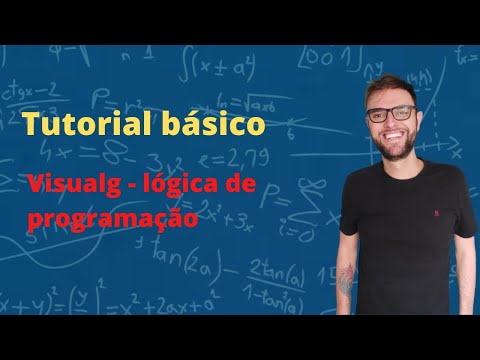 Capa de Tutorial básico Visualg - Lógica de programação