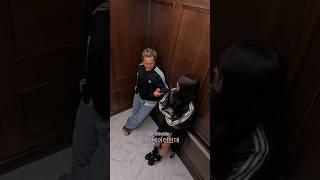 JENNIE stuck in an elevator with Chris Klemen for Adidas