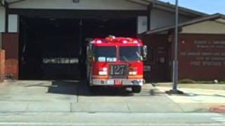 LACoFD Engine 127 Returning to Quarters