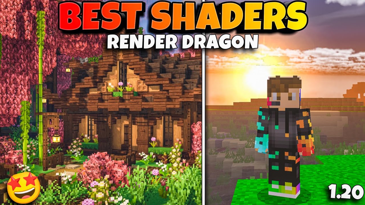 BEST SHADERS FOR MINECRAFT POCKET EDITION 1.20 || MISHRA GAMING - YouTube