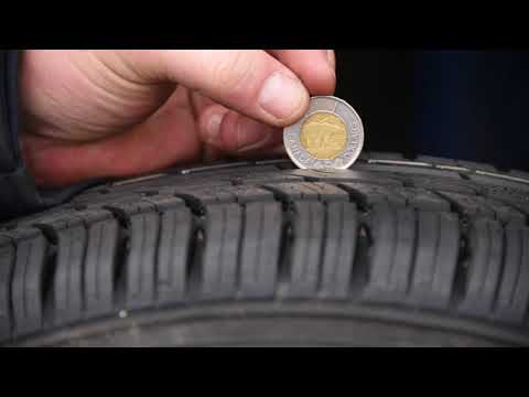 How to Check Tire Tread Using a Toonie