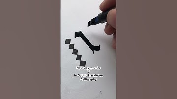Not your typical small letter ‘x’ in gothic blackletter calligraphy tutorial parallel pen
